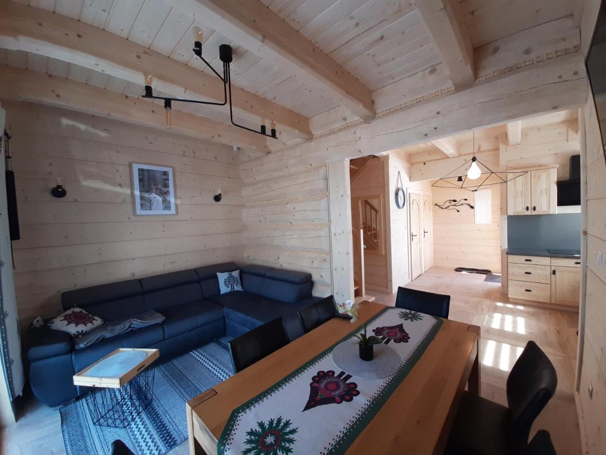 Domki Malcykowka W Zebie Z Jacuzzi Zab Exterior foto
